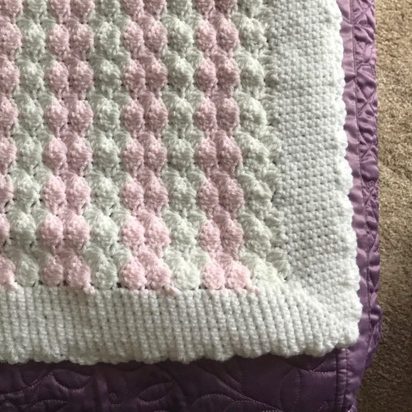 Handmade Crotchet Baby Blanket - Picture 4 of 4